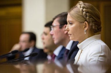 Yuriy Lutsenko ve Yulia Timoşenko