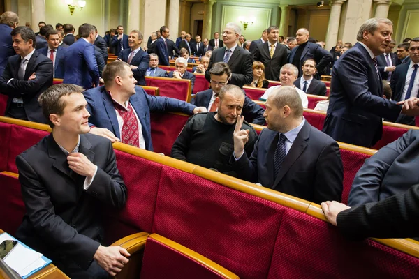 Neoeletto Verkhovna Rada dell'Ucraina — Foto Stock