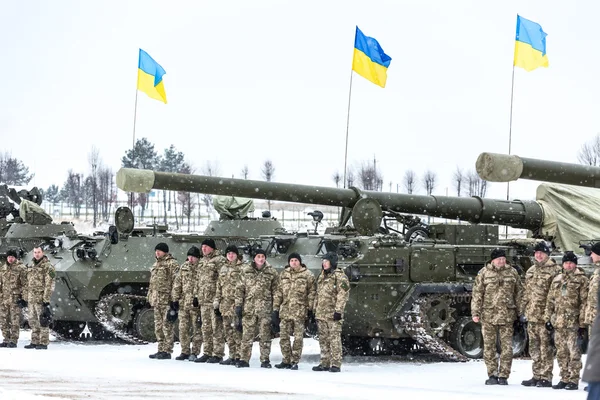 Krigsmakten av Ukraina. — Stockfoto