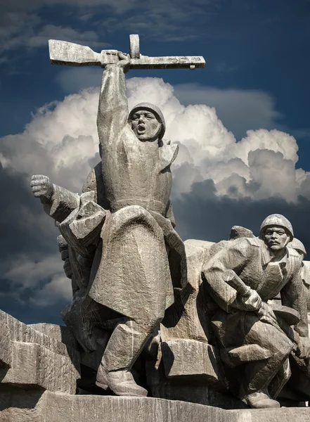 Памятник Второй мировой войны в Киеве — стоковое фото