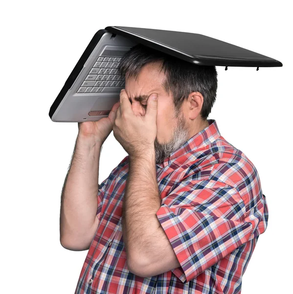 Probleme mit dem Computer. — Stockfoto