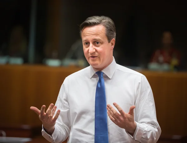 British Prime Minister David Cameron — Stock Photo, Image