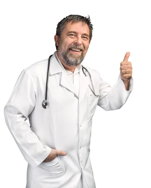 Glad läkare — Stockfoto