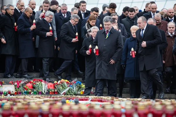 Maart van waardigheid in Kiev — Stockfoto