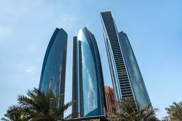 Etihad Towers in Abu Dhab — Stock Photo, Image