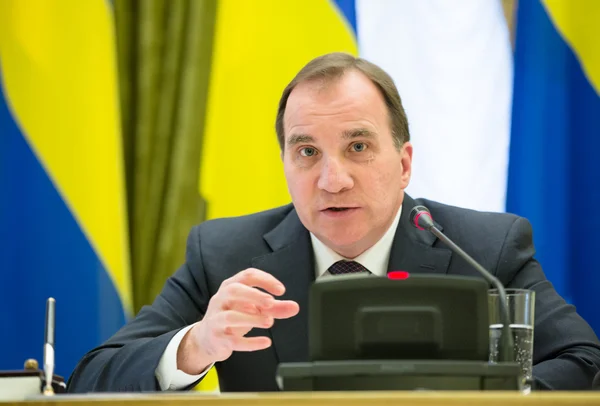 Prime Minister of the Kingdom of Sweden Stefan Lofven — Stock Photo, Image