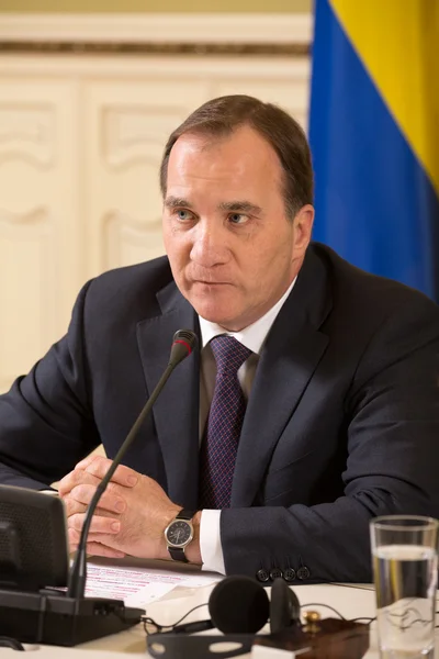 Premiärminister i Sverige Stefan Lofven — Stockfoto