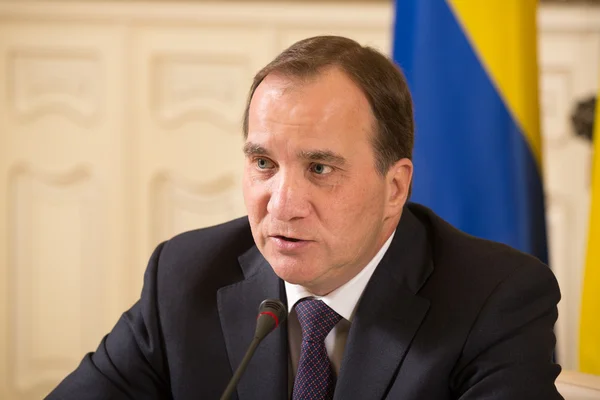 Premiärminister i Sverige Stefan Lofven — Stockfoto