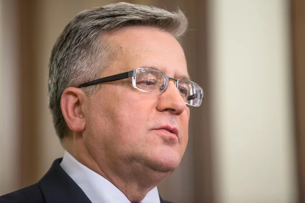 Presidente polaco Bronislaw Komorowski — Foto de Stock