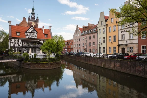 Historic buildings in old Gdansk — Stock Photo, Image