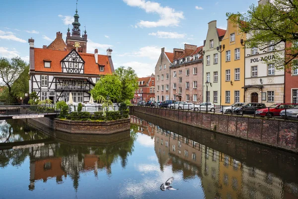 Historic buildings in old Gdansk — Stock Photo, Image