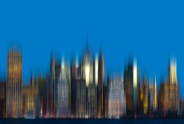 New Yorker Skyline am frühen Morgen — Stockfoto