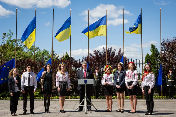 Európa-nap Kijevben — Stock Fotó