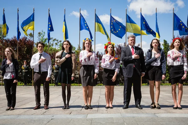 Europe Day in Kyiv — Stock Photo, Image