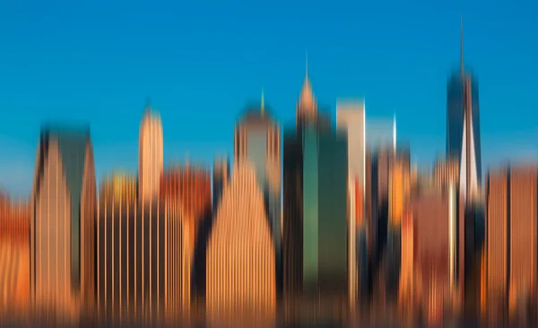 Sfondo confuso di New York City — Foto Stock