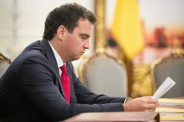 Minister of Economic Development and Trade of Ukraine Aivaras Ab — Stock Photo, Image