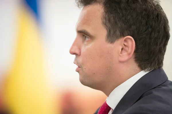 Міністр економічного розвитку і торгівлі України АВ Aivaras — стокове фото