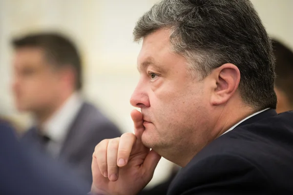 President van Oekraïne petro poroshenko — Stockfoto