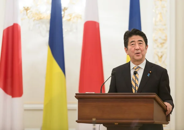 Primeiro-ministro japonês Shinzo Abe — Fotografia de Stock