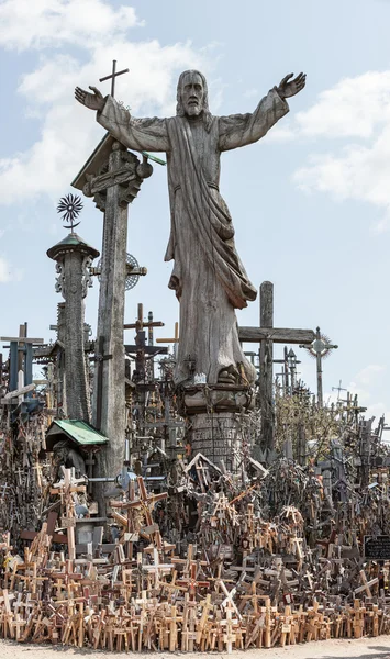 Hill of crosses — Stock Photo, Image