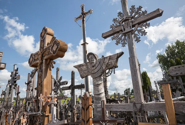 Hill of crosses — Stock Photo, Image