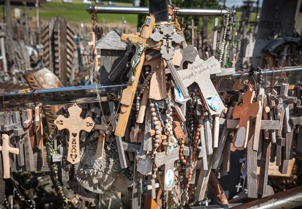 Hill of crosses — Stock Photo, Image