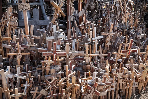 Hill of crosses — Stock Photo, Image