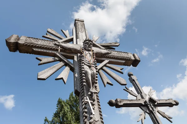 Hill of crosses — Stock Photo, Image