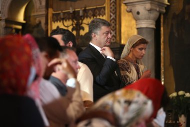 Petro Poroshenko St. Vladimir Patriarchal, Festival ayini 