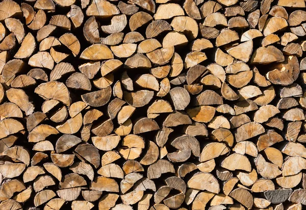 Cumulo di tronchi di legno — Foto Stock