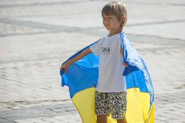 Ceremonias dedicadas al Día de la Bandera del Estado de Ucrania —  Fotos de Stock