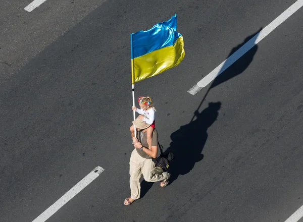 Kiev bağımsızlık yürüyüşü — Stok fotoğraf