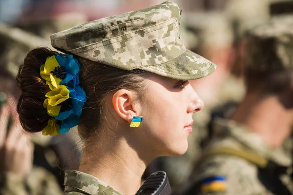 Marsz niepodległości w Kijowie — Zdjęcie stockowe