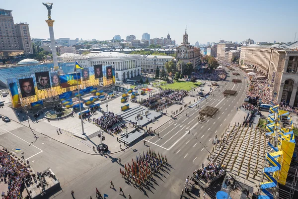 Unabhängigkeitsmarsch in Kiew — Stockfoto