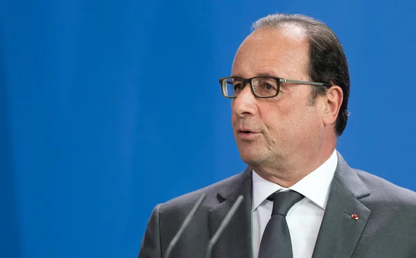 Presidente francés Francois Hollande —  Fotos de Stock