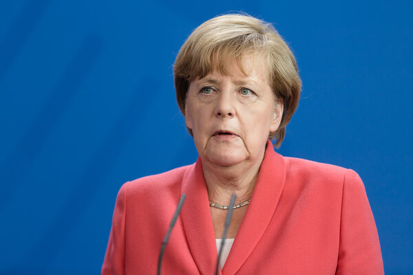 Chancellor of the Federal Republic of Germany Angela Merkel Stock Photo