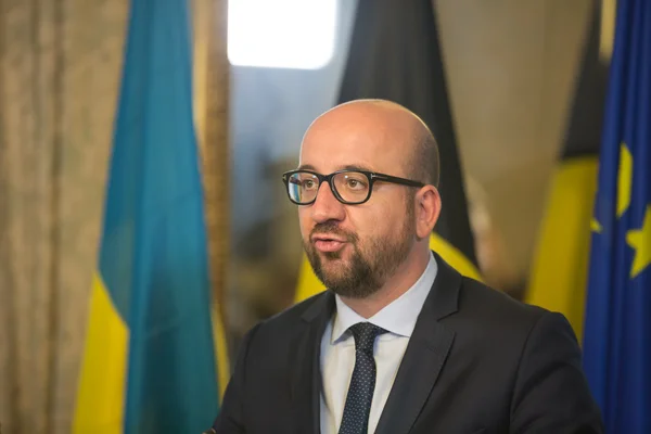 Belgiens premiärminister Charles Michel — Stockfoto