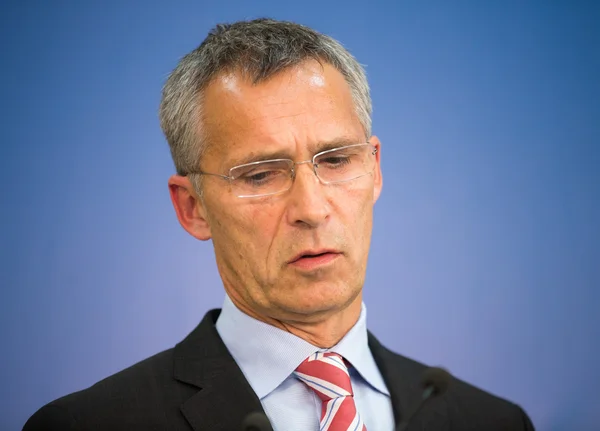 Sekretarz Generalny NATO Jens Stoltenberg — Zdjęcie stockowe