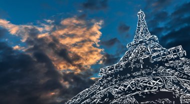 Paris sanat arka plan