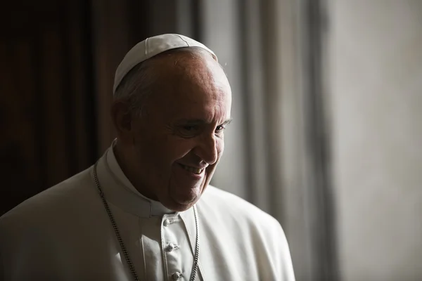 Retrato do Papa Francisco — Fotografia de Stock