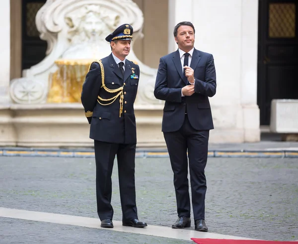 Prime Minister of Italy Matteo Renzi — Stock Photo, Image