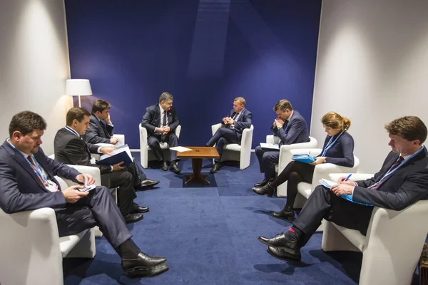 Petro Poroshenko op VN-klimaatconferentie — Stockfoto