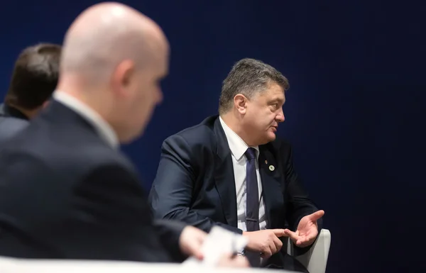 Petro Poroshenko en la Conferencia de las Naciones Unidas sobre el Clima — Foto de Stock