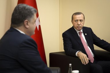 Petro Poroshenko ve Recep Tayyip Erdoğan
