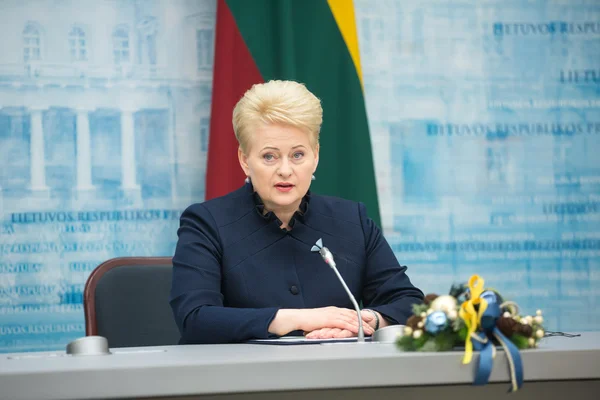 President of Lithuania Dalia Grybauskaite — Stock Photo, Image