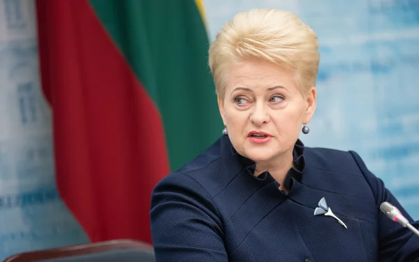 Présidente de la Lituanie Dalia Grybauskaite — Photo