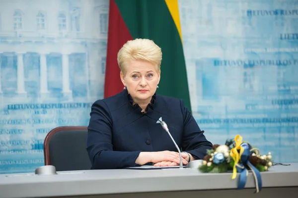 Presidente de Lituania Dalia Grybauskaite —  Fotos de Stock