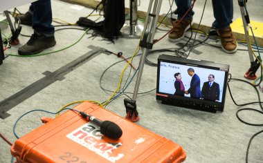 Work of press during UN Conference on Climate Change