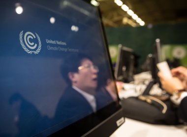 Work of press during UN Conference on Climate Change
