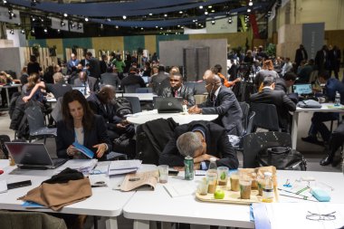 Work of press during UN Conference on Climate Change